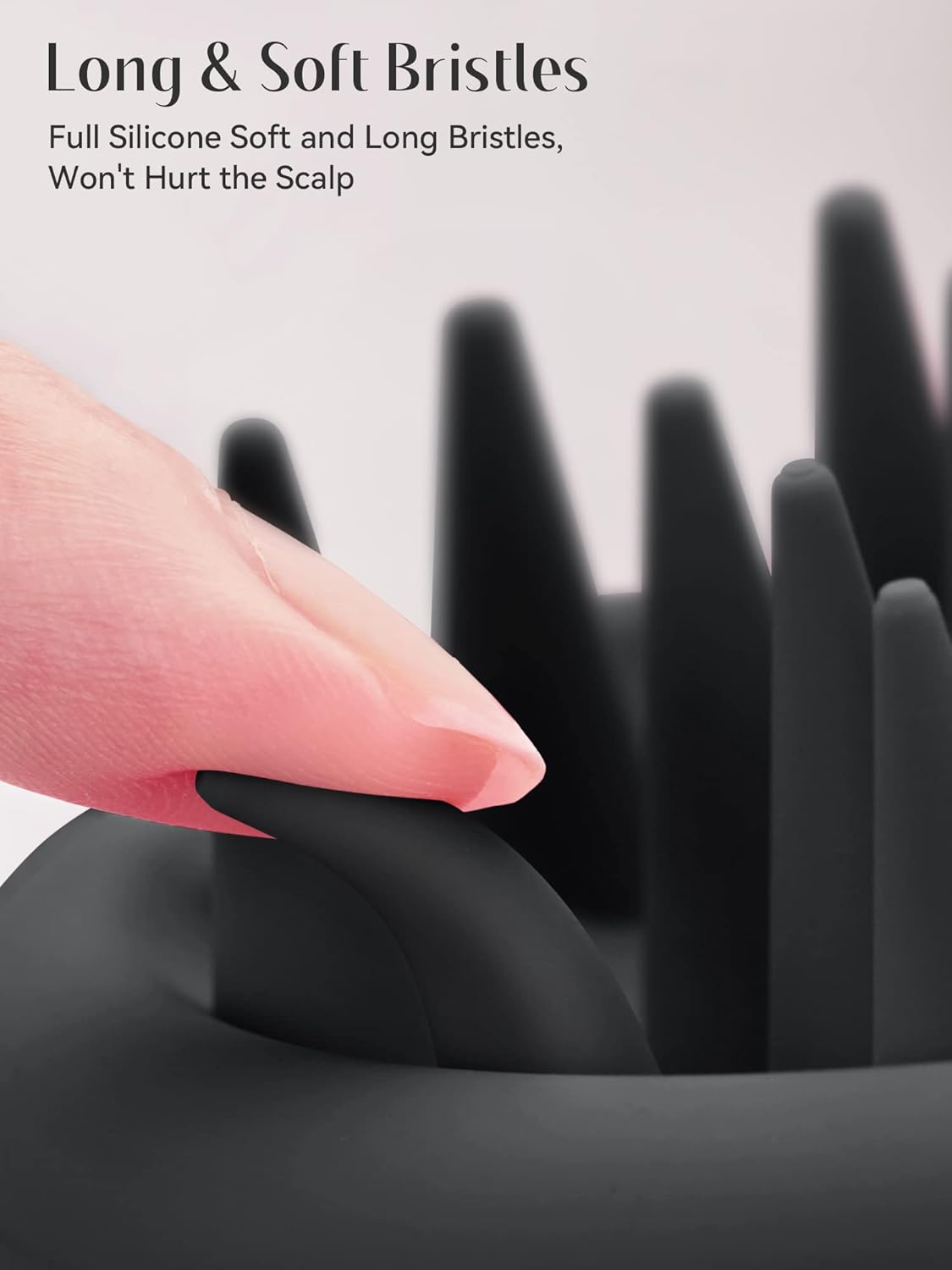 Kopfhaut Massagebürste, Kopfmassage Bürste mit weichen Silikonborstn, Haarmassagebürsten für die Haarpflege Entspannen Sie die Kopfhaut, Haarmassage für Männer, Frauen, Kinder, Himmelblau