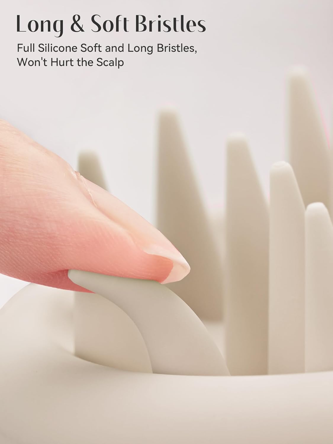 Kopfhaut Massagebürste, Kopfmassage Bürste mit weichen Silikonborstn, Haarmassagebürsten für die Haarpflege Entspannen Sie die Kopfhaut, Haarmassage für Männer, Frauen, Kinder, Himmelblau