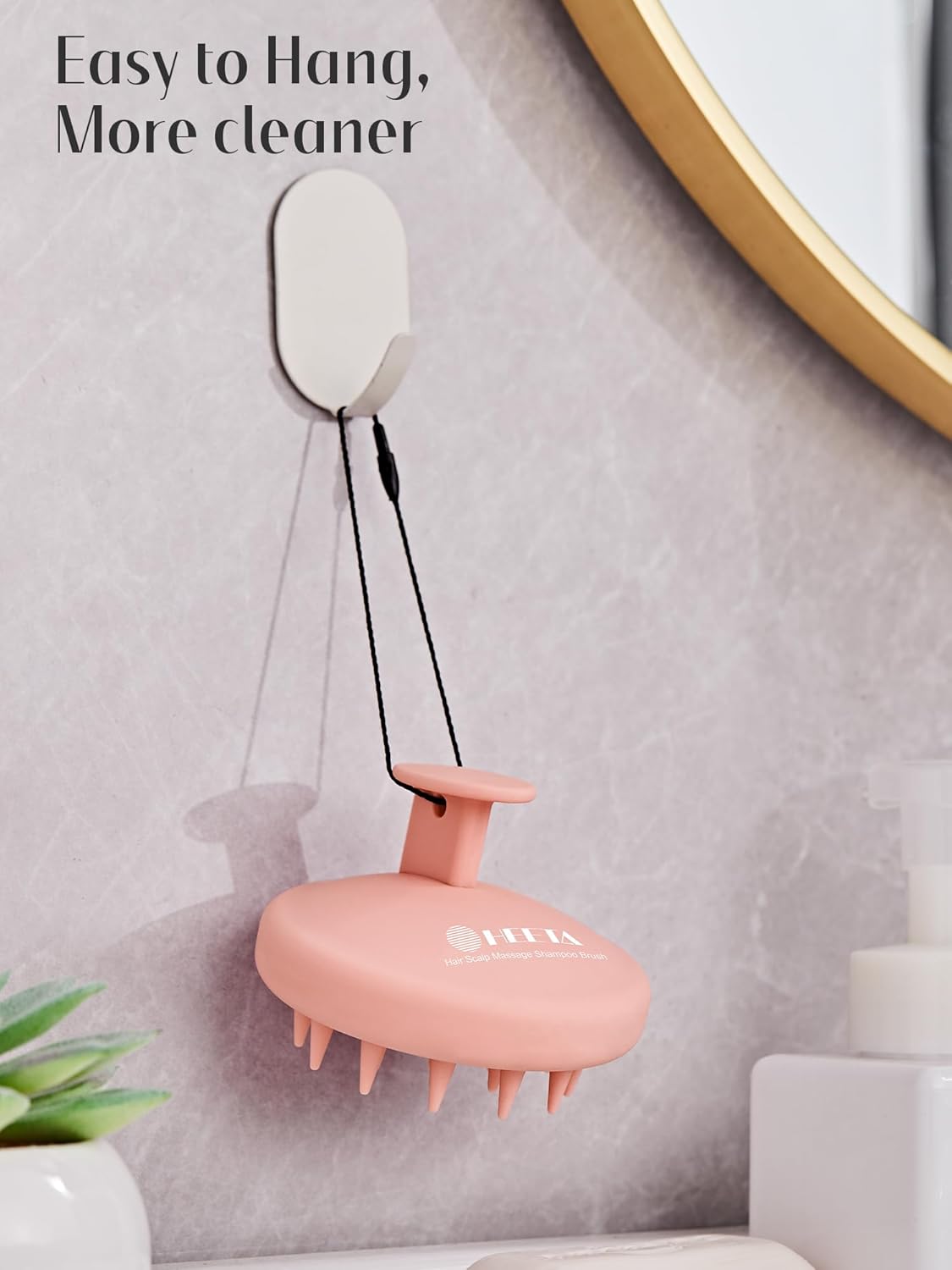 Kopfhaut Massagebürste, Kopfmassage Bürste mit weichen Silikonborstn, Haarmassagebürsten für die Haarpflege Entspannen Sie die Kopfhaut, Haarmassage für Männer, Frauen, Kinder, Himmelblau
