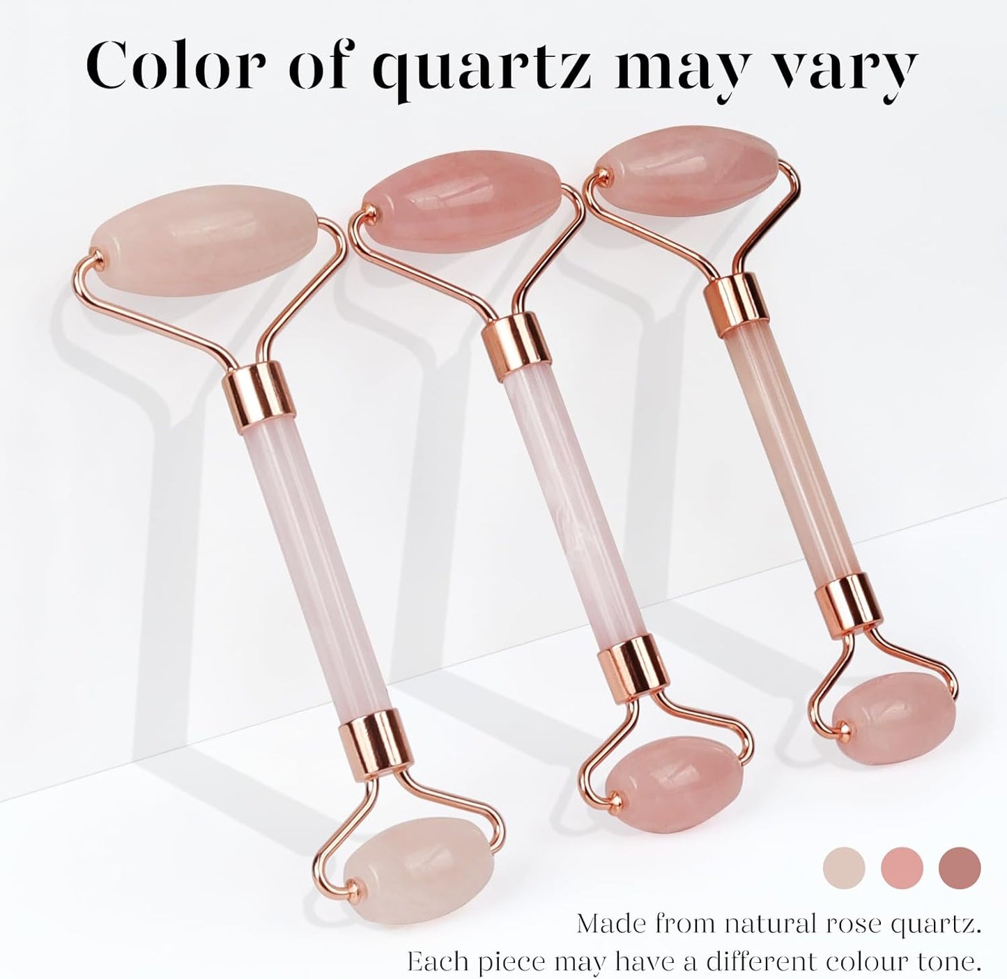 Gua Sha Stein und Gesichtsroller Rosenquarz,Guasha Set Beauty Massager, Jade Roller, Verbesserung Von Feinen Linien,Geschenk für Frauen