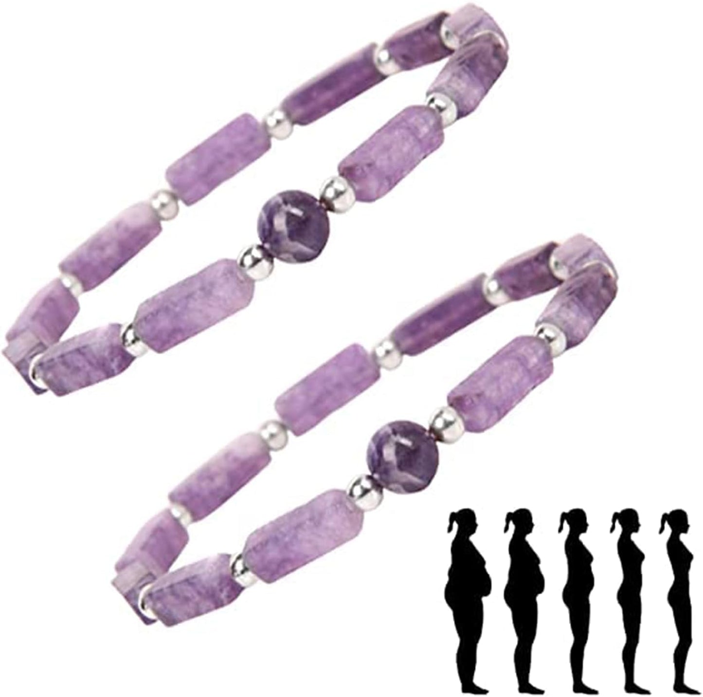 Magnetfeldtherapie Armband - Kristall Edelstein für Abnehmen, Gesundheit, Gewichtsverlust und Angstbekämpfung