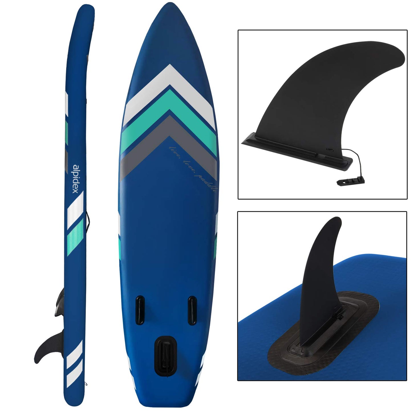 Stand Up Paddle Set SUP 305 x 76 x 15 cm Belastbar bis 150 kg