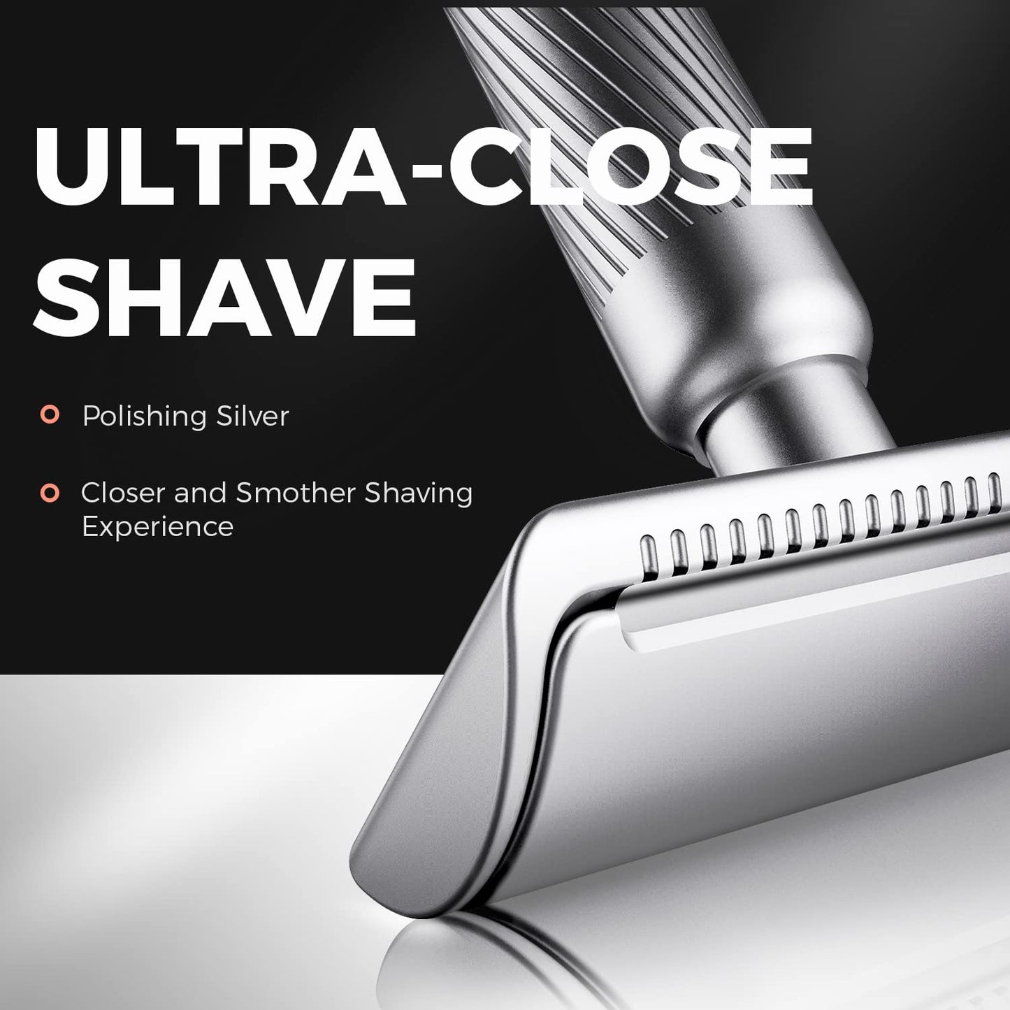 Rasierhobel Herren und Damen, Rasierhobel Metall, Zero Waste Safety Razor, Rasierhobel Geschlossener Kamm, Naßrasierer Herren und Damen, Bodyrasierer für Männer und Frauen, Metall Rasierer Plastikfrei