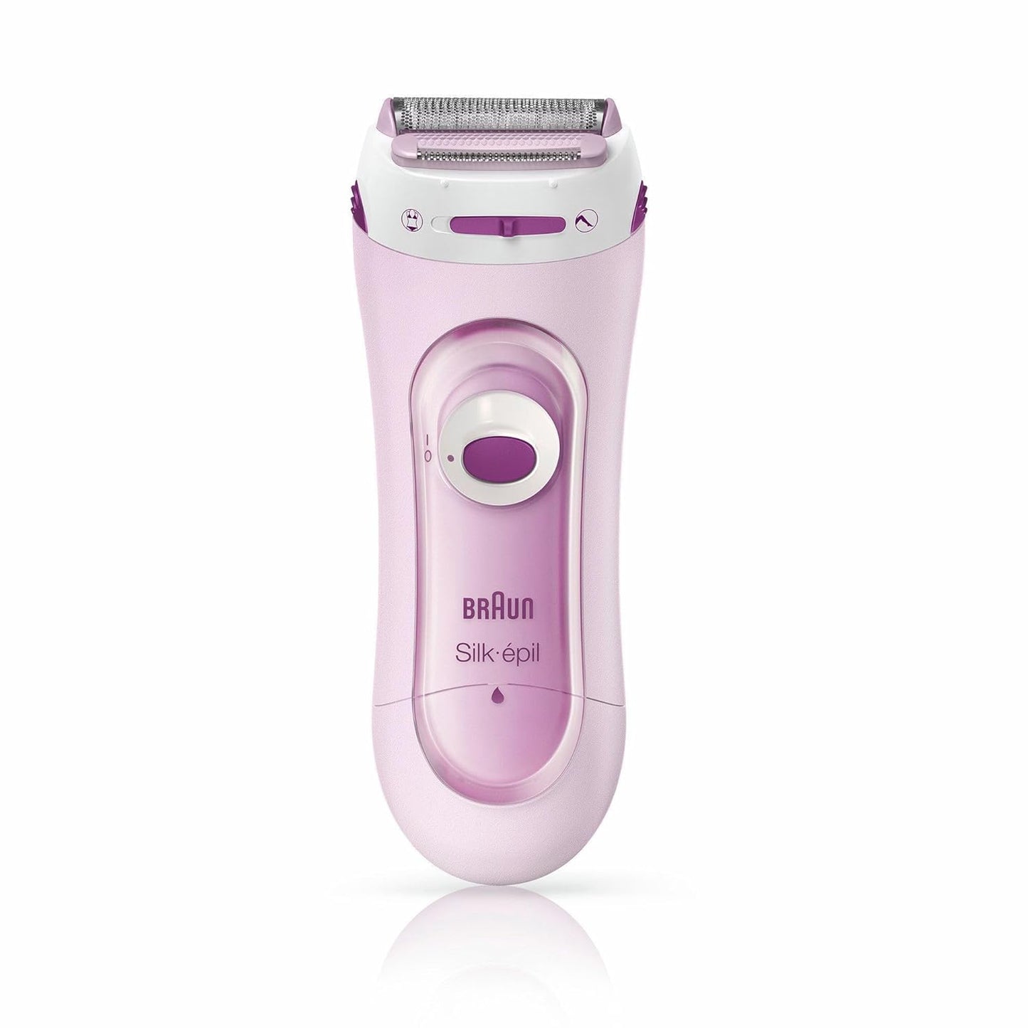 Braun Silk-épil Lady Shaver, Damenrasierer elektrisch, 3-in-1 Elektrischer Rasierer, Trimmer- und Peeling-System, Wet&Dry, 5160, blau