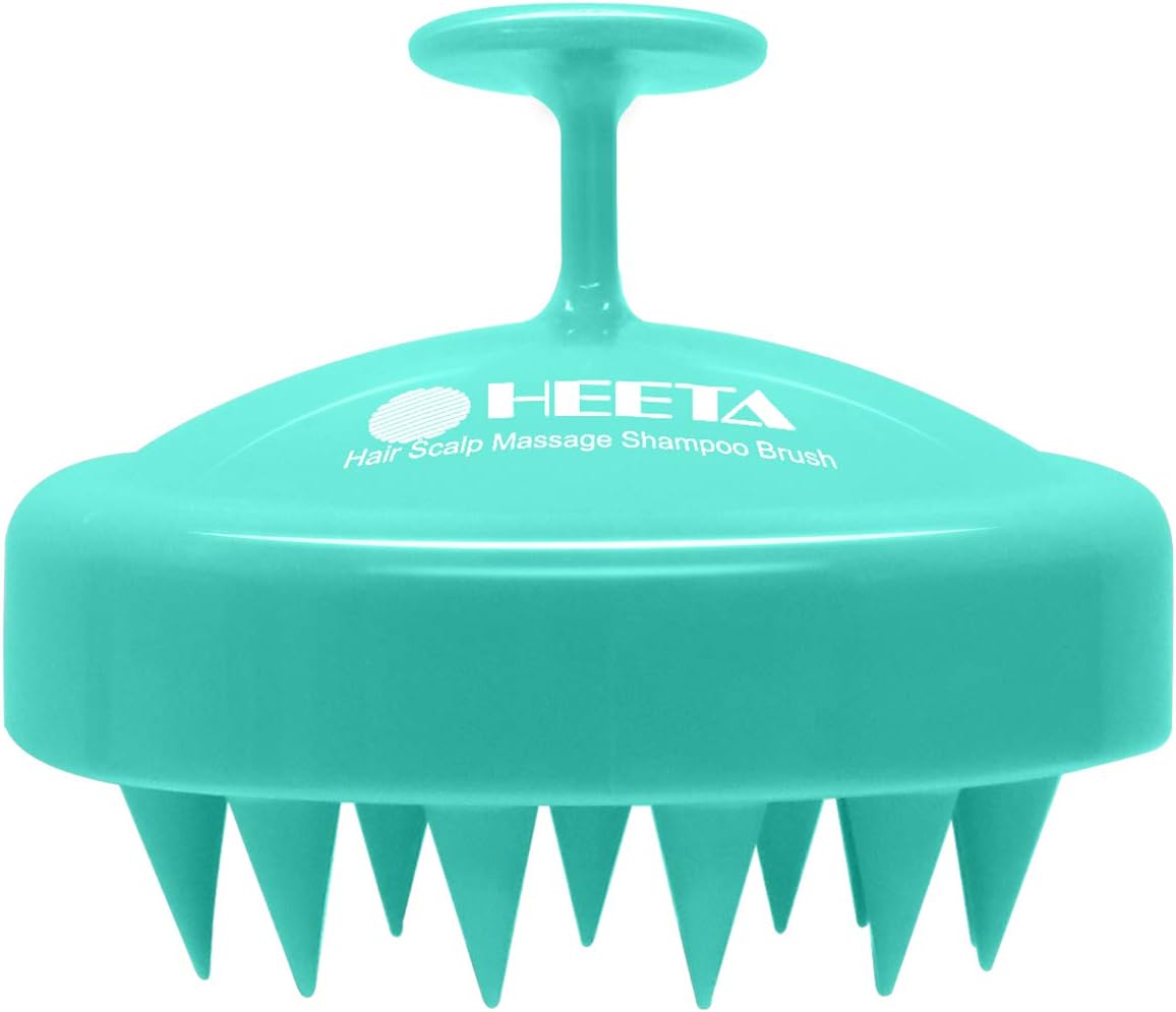 Kopfhaut Massagebürste, Kopfmassage Bürste mit weichen Silikonborstn, Haarmassagebürsten für die Haarpflege Entspannen Sie die Kopfhaut, Haarmassage für Männer, Frauen, Kinder, Himmelblau