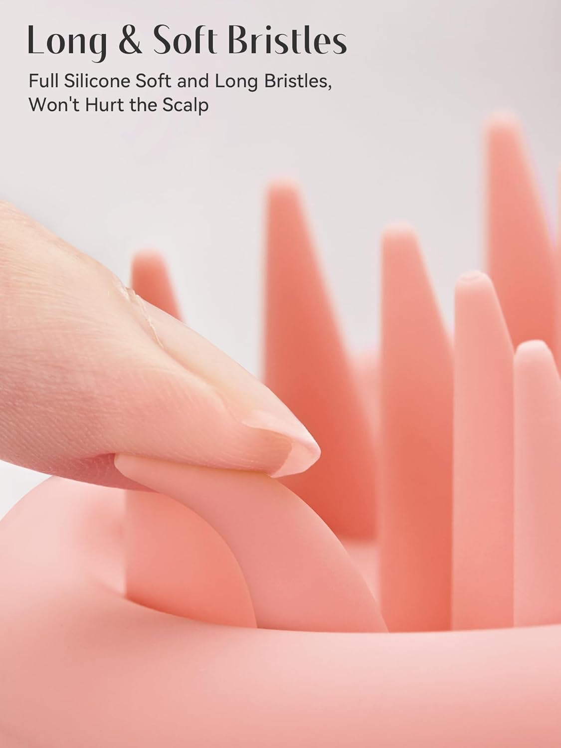 Kopfhaut Massagebürste, Kopfmassage Bürste mit weichen Silikonborstn, Haarmassagebürsten für die Haarpflege Entspannen Sie die Kopfhaut, Haarmassage für Männer, Frauen, Kinder, Himmelblau