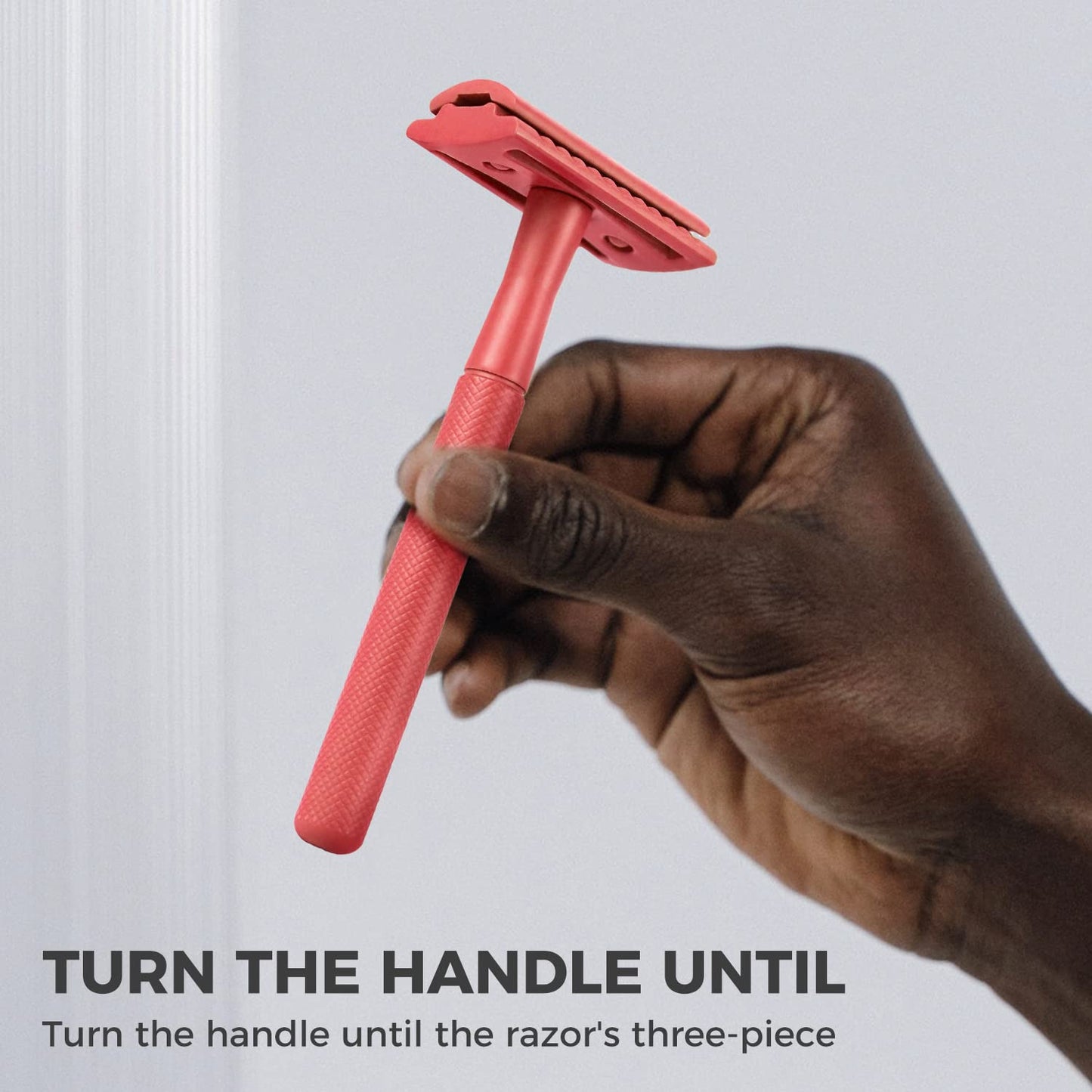 Rasierhobel Herren und Damen, Rasierhobel Metall, Zero Waste Safety Razor, Rasierhobel Geschlossener Kamm, Naßrasierer Herren und Damen, Bodyrasierer für Männer und Frauen, Metall Rasierer Plastikfrei