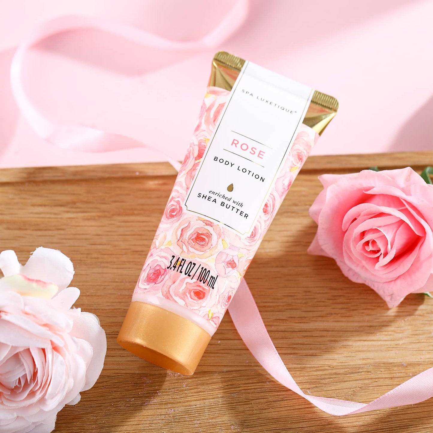 Geburtstagsgeschenke für Frauen-Spa Luxetique Spa-Geschenk-Set 8PC Jasmin Badeset mit ätherischem Öl, Pamper-Geschenk-Sets für Frauen, Mama Geschenke, Wellnes Geschenke für Frauen Muttertagsgeschenk