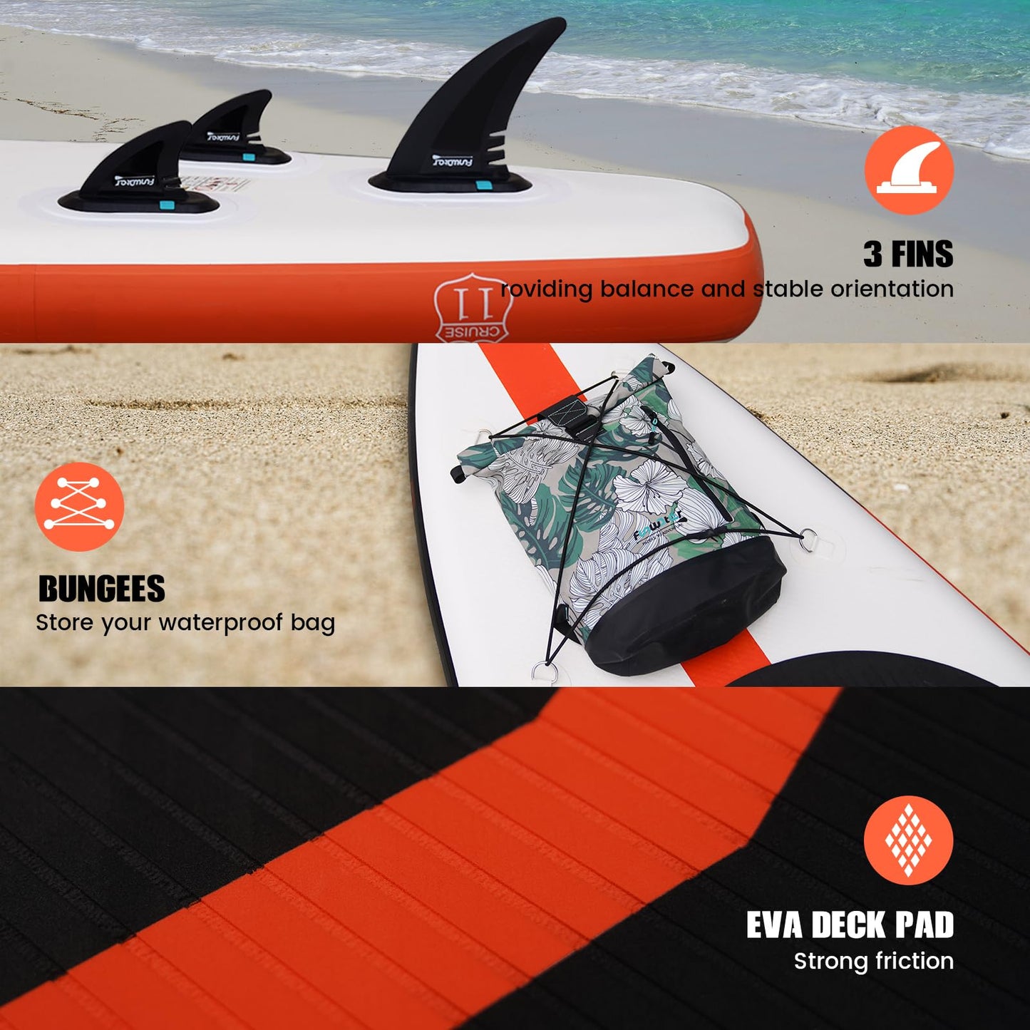 Stand Up Paddling Board Sup Paddle Board Mit Verstellbarem Paddel
