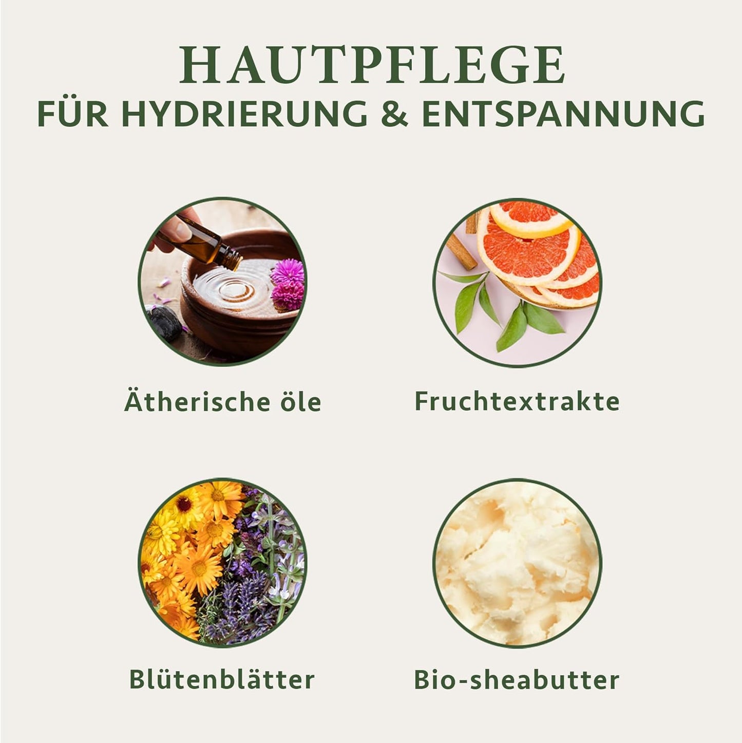 Satin Naturel 4 Luxuriöse BIO Badebomben Vegan - Muttertagsgeschenk - Wellness Geschenke für Frauen - Premium Badekugeln - Geburtstagsgeschenk für Frauen - Luxus-Geschenkbox