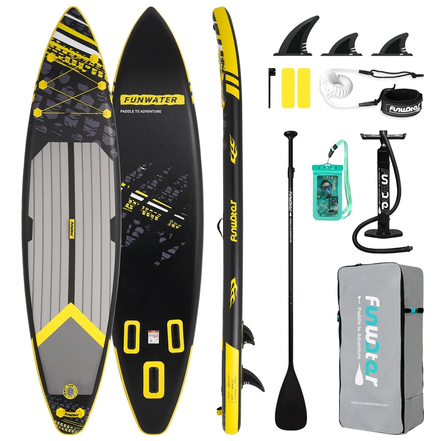 Stand Up Paddling Board Sup Paddle Board Mit Verstellbarem Paddel