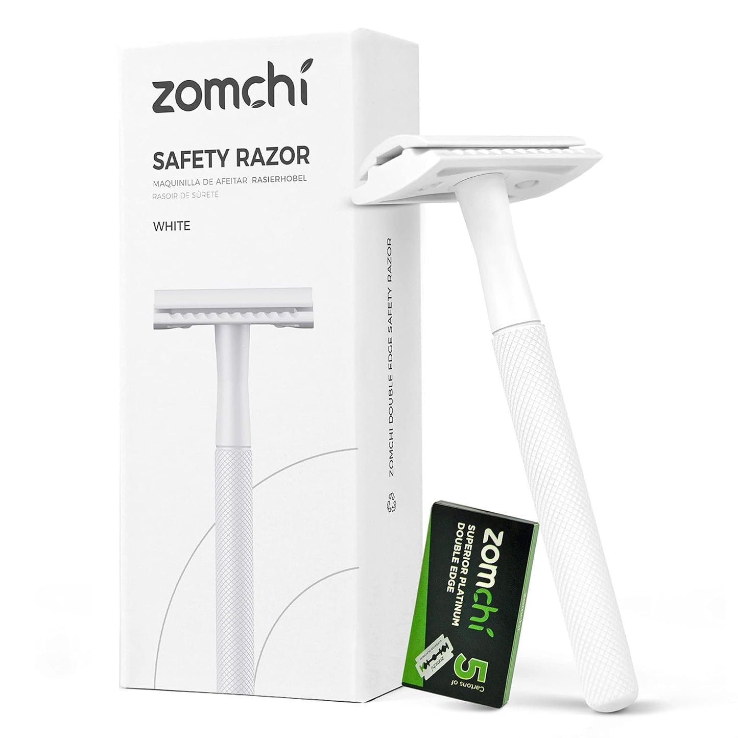 Rasierhobel Herren und Damen, Rasierhobel Metall, Zero Waste Safety Razor, Rasierhobel Geschlossener Kamm, Naßrasierer Herren und Damen, Bodyrasierer für Männer und Frauen, Metall Rasierer Plastikfrei