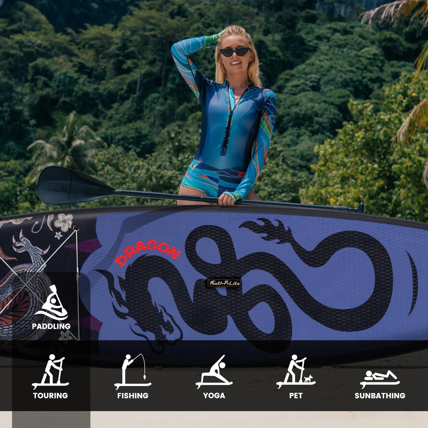 Stand Up Paddle Boards Multifunktionale Paddleboard Mit Handpumpe