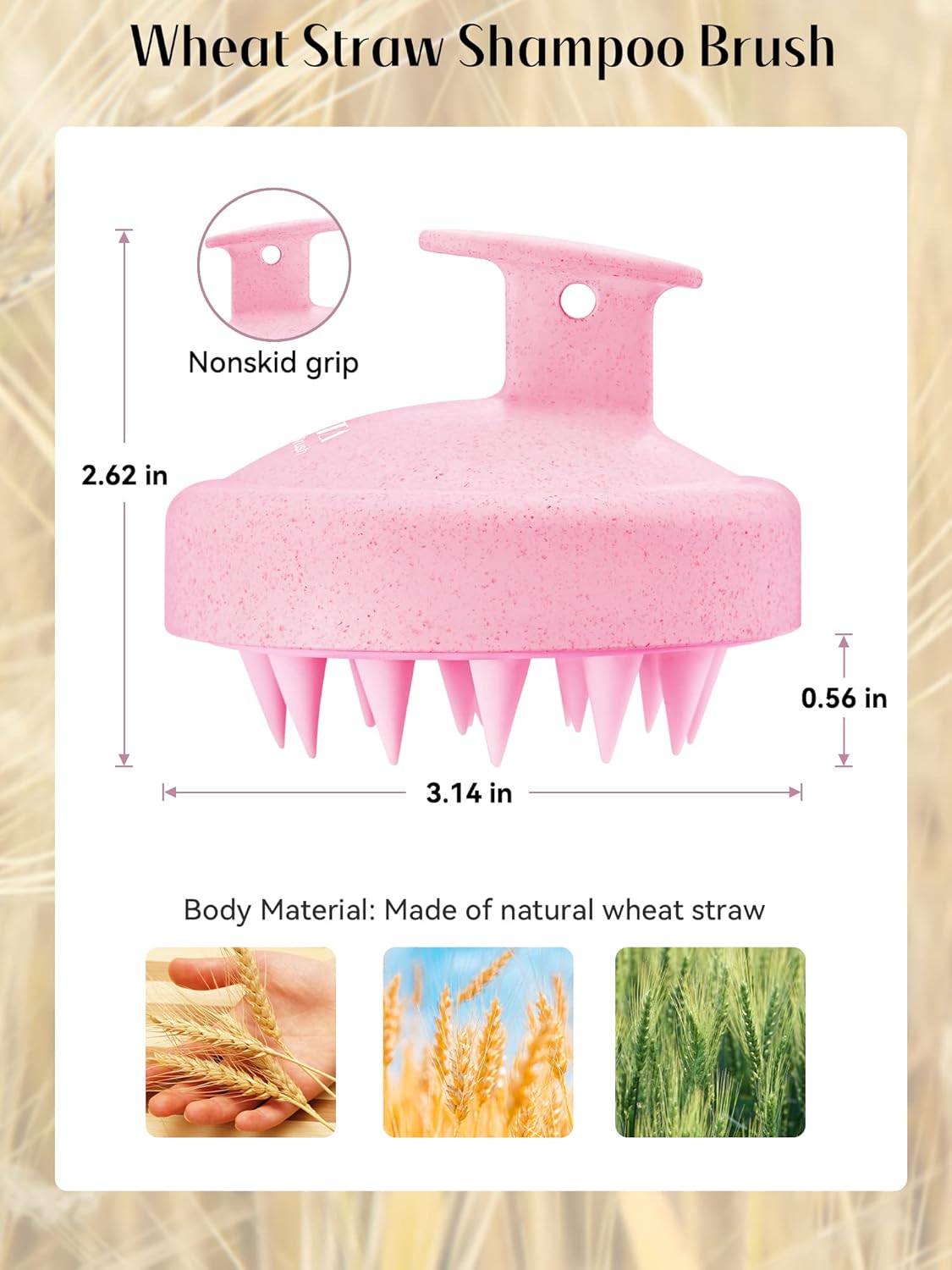 Kopfhaut Massagebürste, Kopfmassage Bürste mit weichen Silikonborstn, Haarmassagebürsten für die Haarpflege Entspannen Sie die Kopfhaut, Haarmassage für Männer, Frauen, Kinder, Himmelblau
