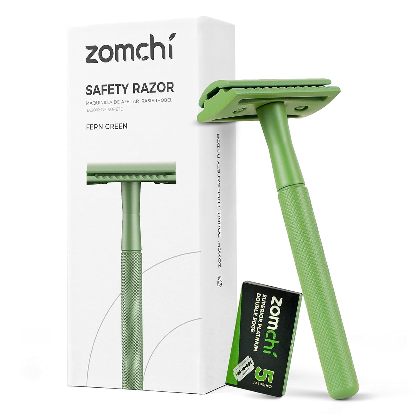 Rasierhobel Herren und Damen, Rasierhobel Metall, Zero Waste Safety Razor, Rasierhobel Geschlossener Kamm, Naßrasierer Herren und Damen, Bodyrasierer für Männer und Frauen, Metall Rasierer Plastikfrei