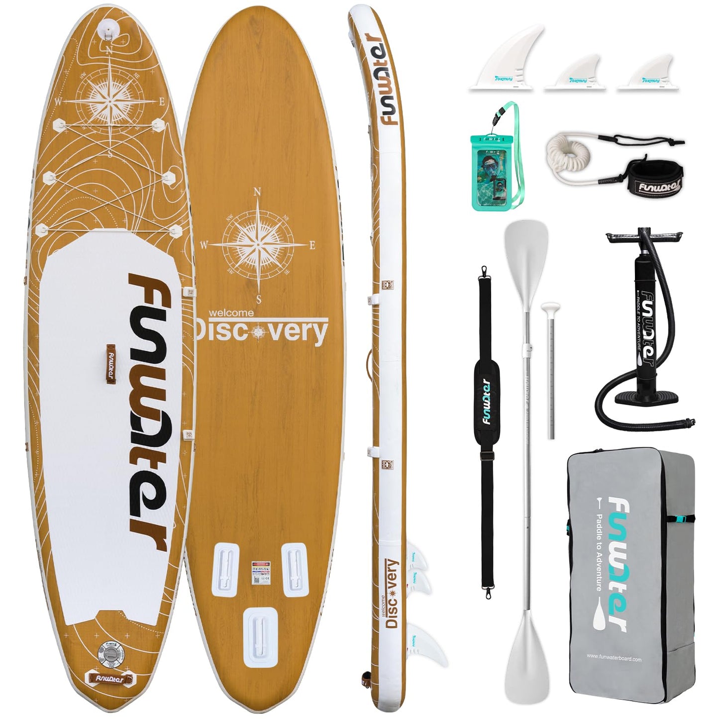 Stand Up Paddling Board Sup Paddle Board Mit Verstellbarem Paddel