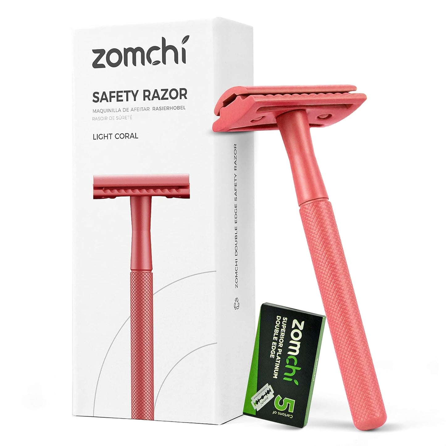 Rasierhobel Herren und Damen, Rasierhobel Metall, Zero Waste Safety Razor, Rasierhobel Geschlossener Kamm, Naßrasierer Herren und Damen, Bodyrasierer für Männer und Frauen, Metall Rasierer Plastikfrei