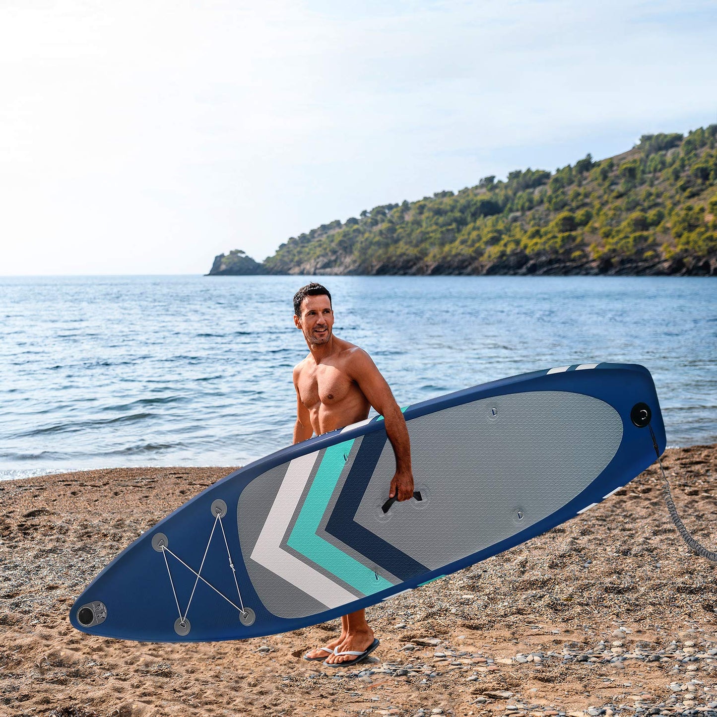 Stand Up Paddle Set SUP 305 x 76 x 15 cm Belastbar bis 150 kg