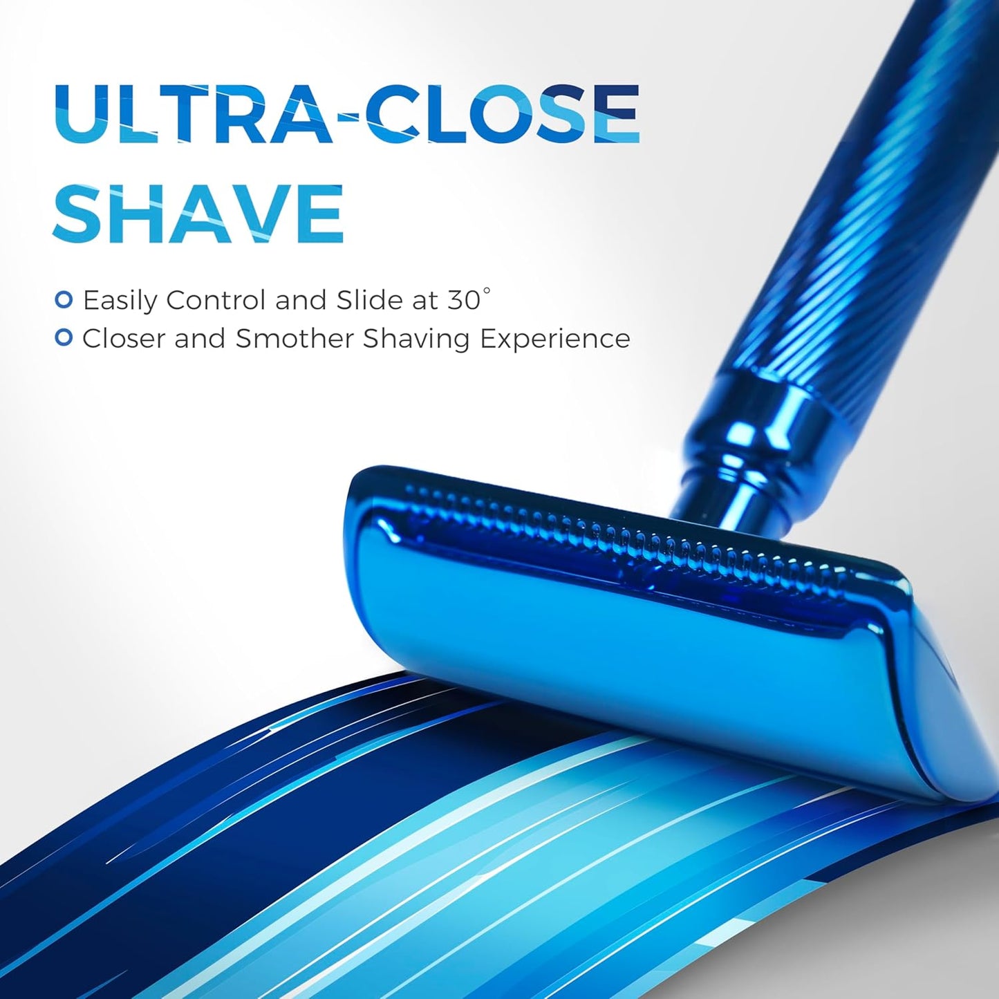 Rasierhobel Herren und Damen, Rasierhobel Metall, Zero Waste Safety Razor, Rasierhobel Geschlossener Kamm, Naßrasierer Herren und Damen, Bodyrasierer für Männer und Frauen, Metall Rasierer Plastikfrei
