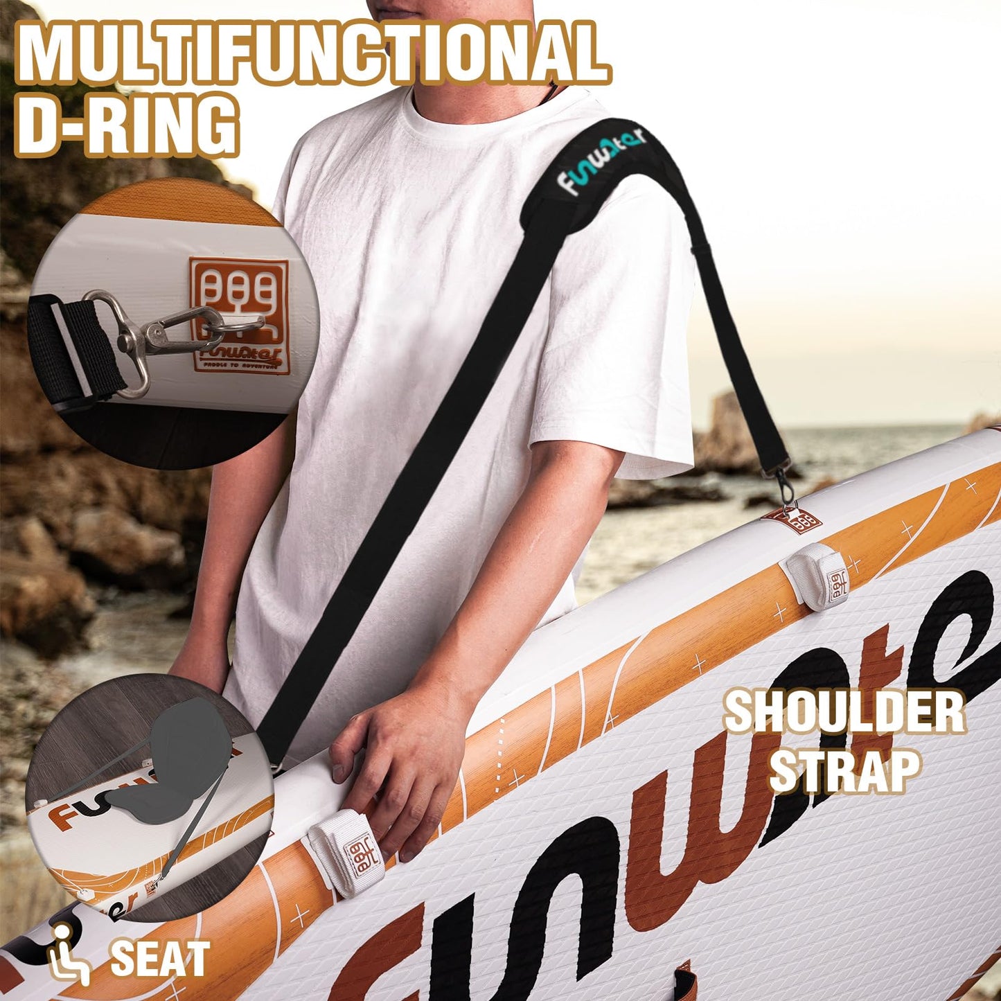 Stand Up Paddling Board Sup Paddle Board Mit Verstellbarem Paddel