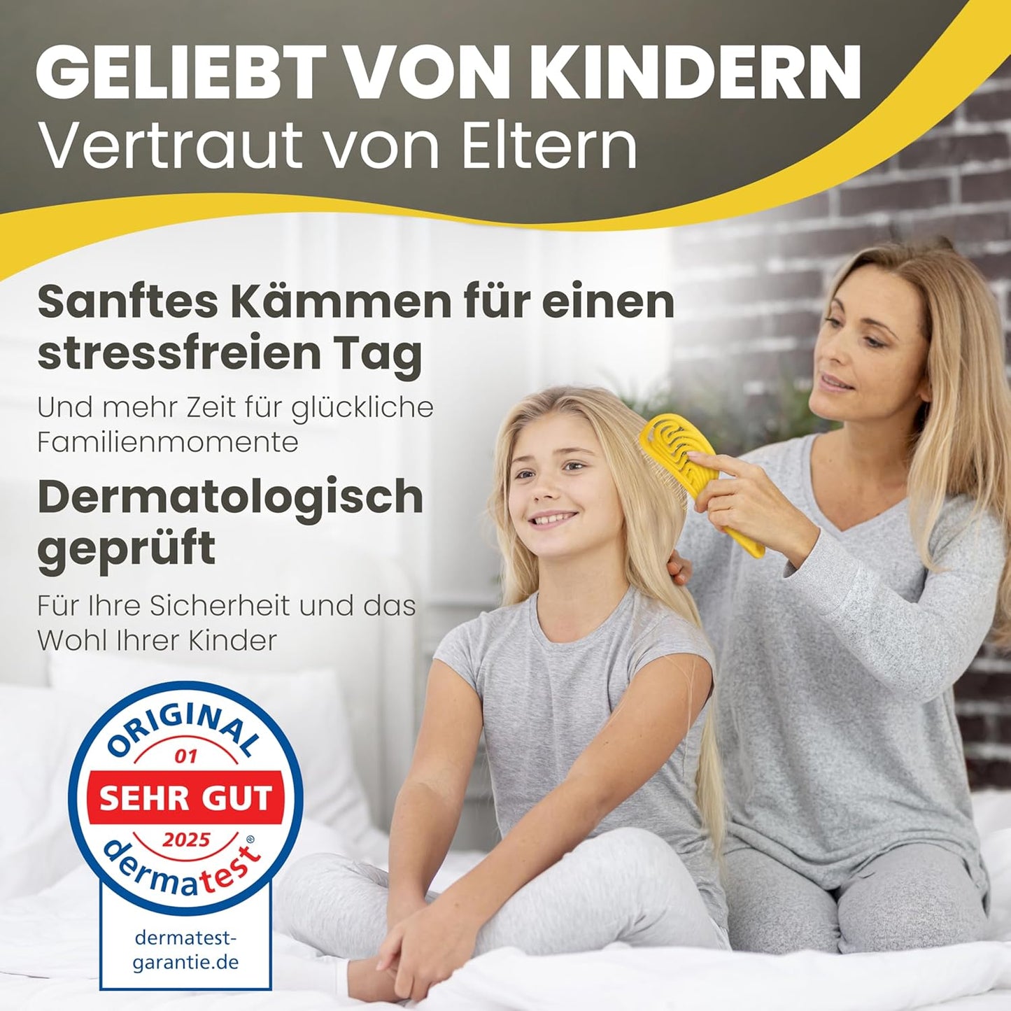 Haarbürste ohne Ziepen – NEUHEIT 2025 – Entwirrbürste & Detangler Bürste für Damen, Herren & Kinder, für Locken, nasse, feine & lange Haare, Hair Brush - Rot