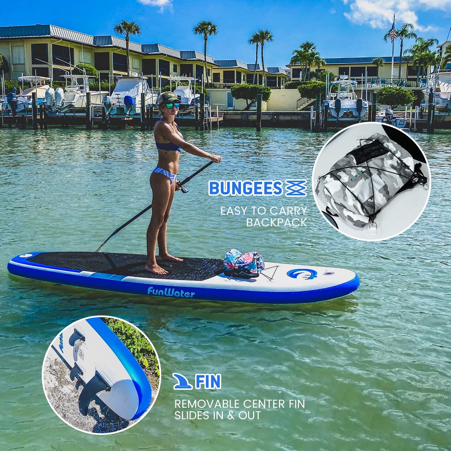Stand Up Paddling Board Sup Paddle Board Mit Verstellbarem Paddel