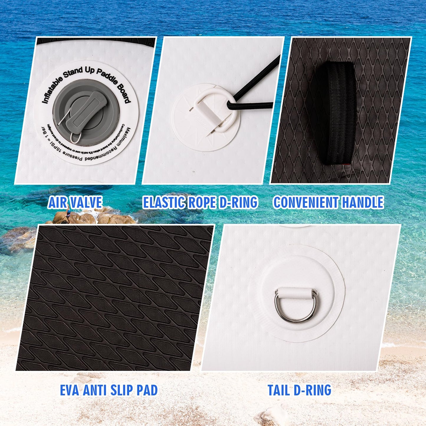 Stand Up Paddling Board Sup Paddle Board Mit Verstellbarem Paddel
