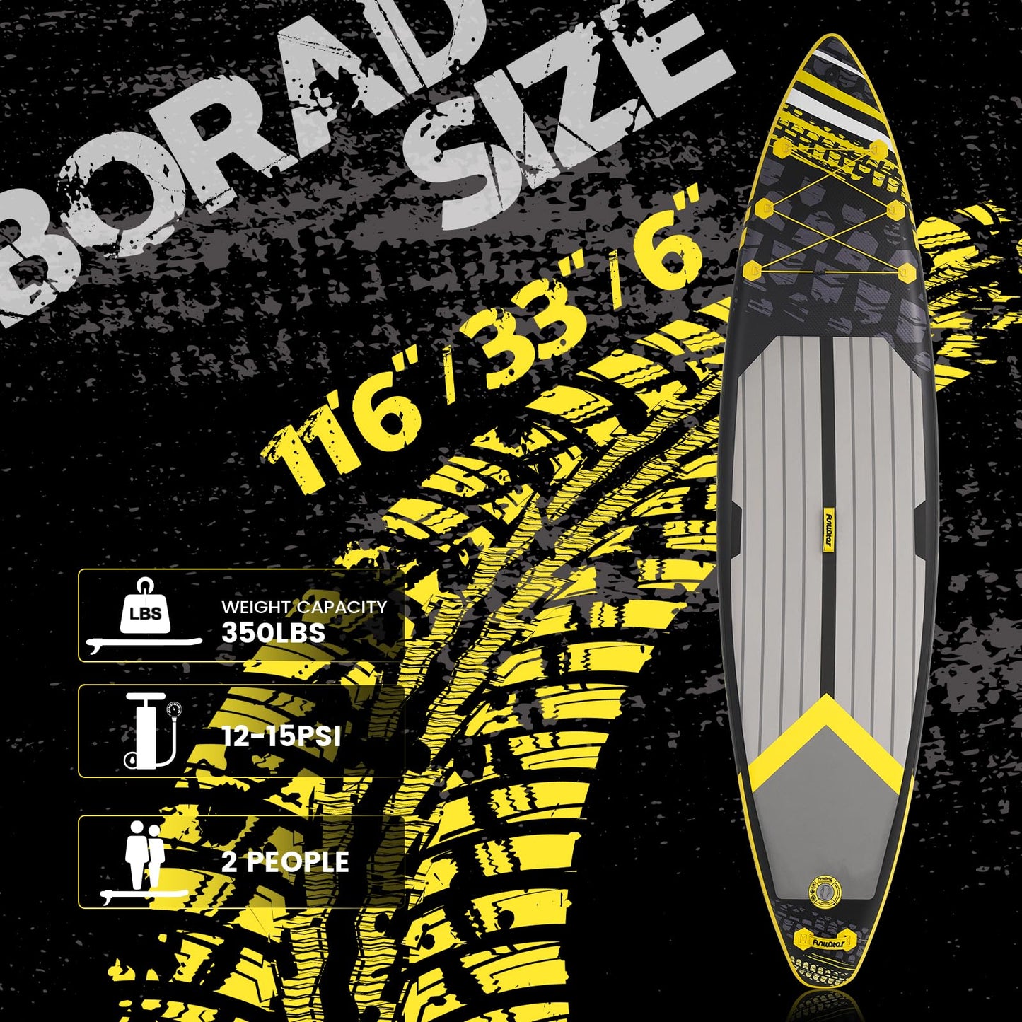 Stand Up Paddling Board Sup Paddle Board Mit Verstellbarem Paddel