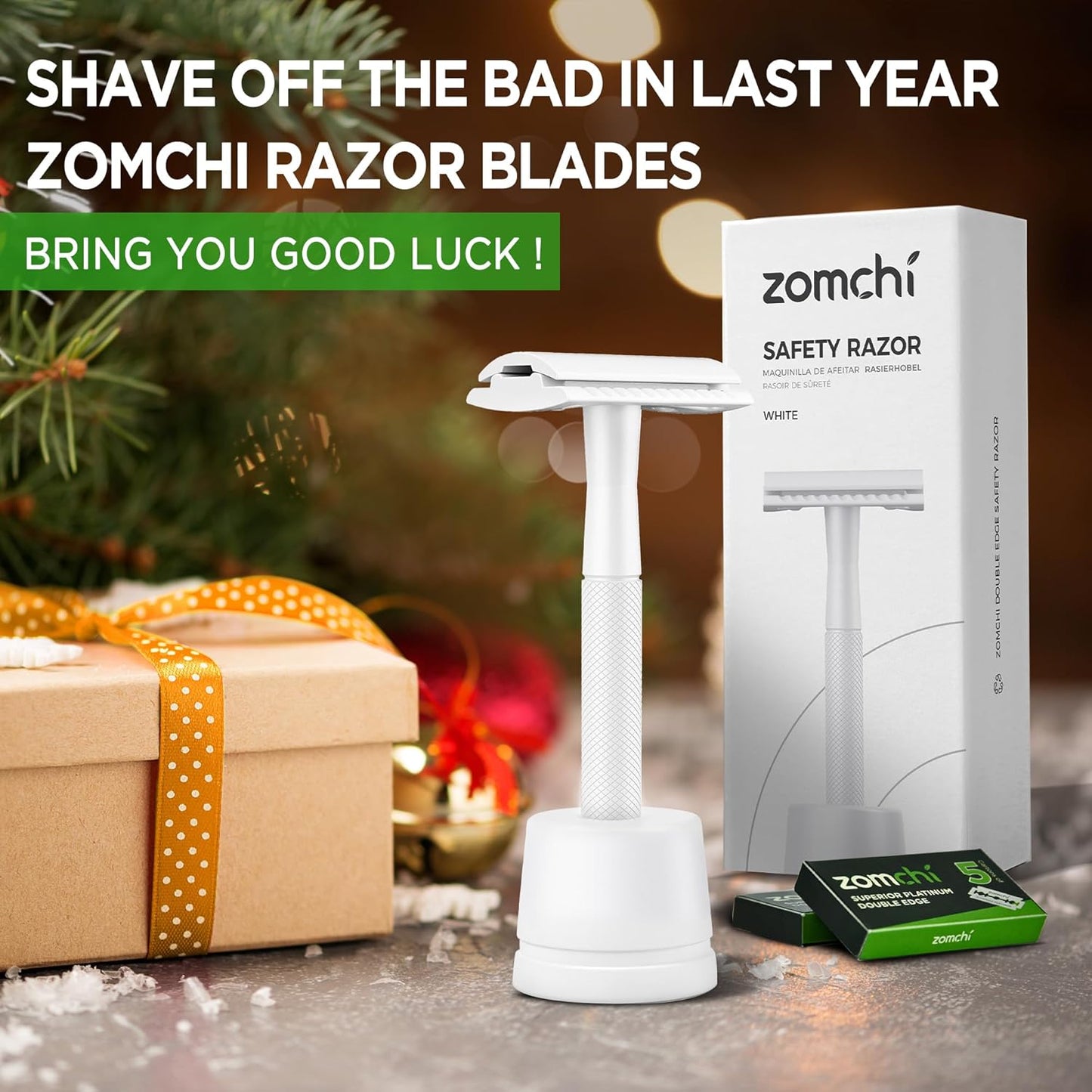Rasierhobel Herren und Damen, Rasierhobel Metall, Zero Waste Safety Razor, Rasierhobel Geschlossener Kamm, Naßrasierer Herren und Damen, Bodyrasierer für Männer und Frauen, Metall Rasierer Plastikfrei