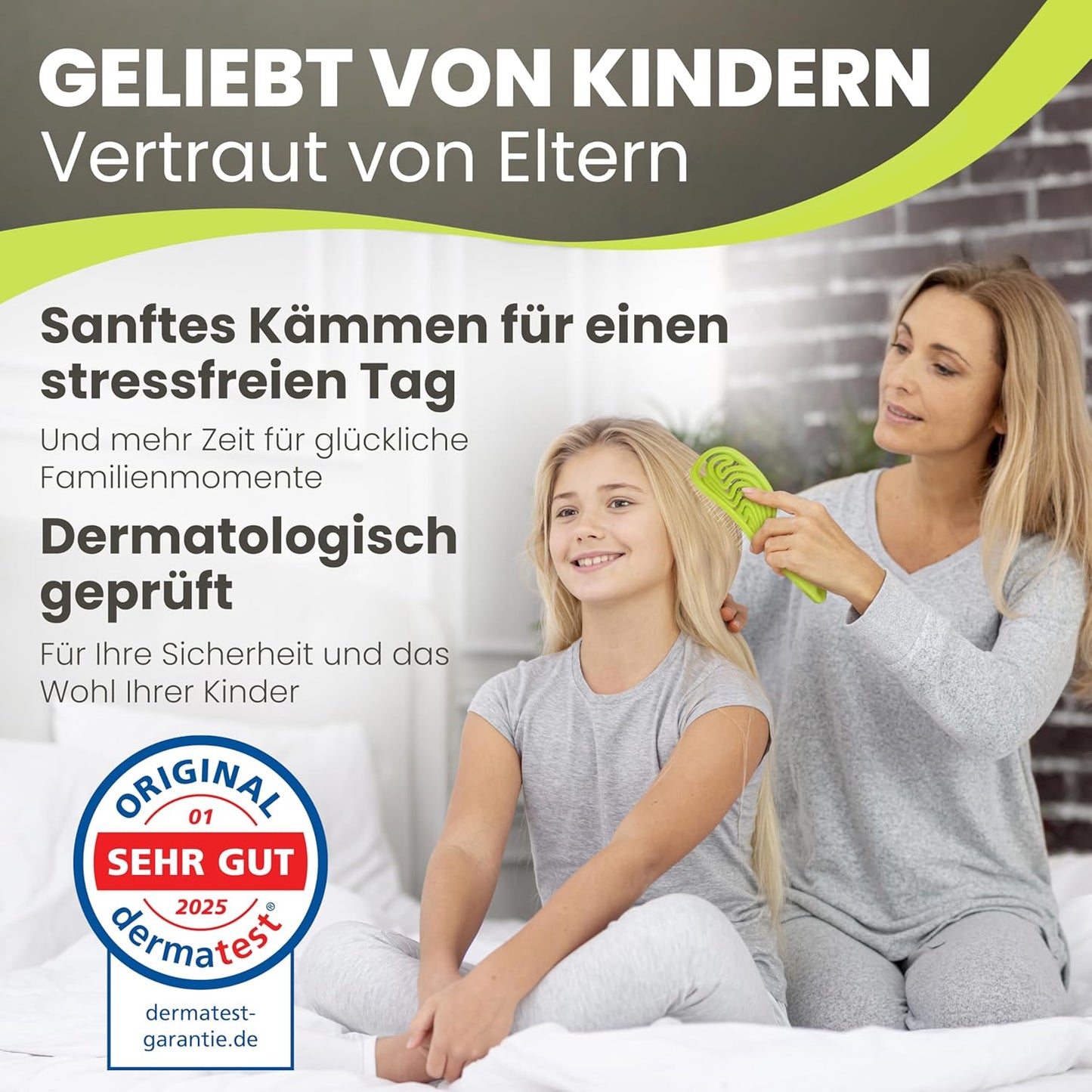 Haarbürste ohne Ziepen – NEUHEIT 2025 – Entwirrbürste & Detangler Bürste für Damen, Herren & Kinder, für Locken, nasse, feine & lange Haare, Hair Brush - Rot