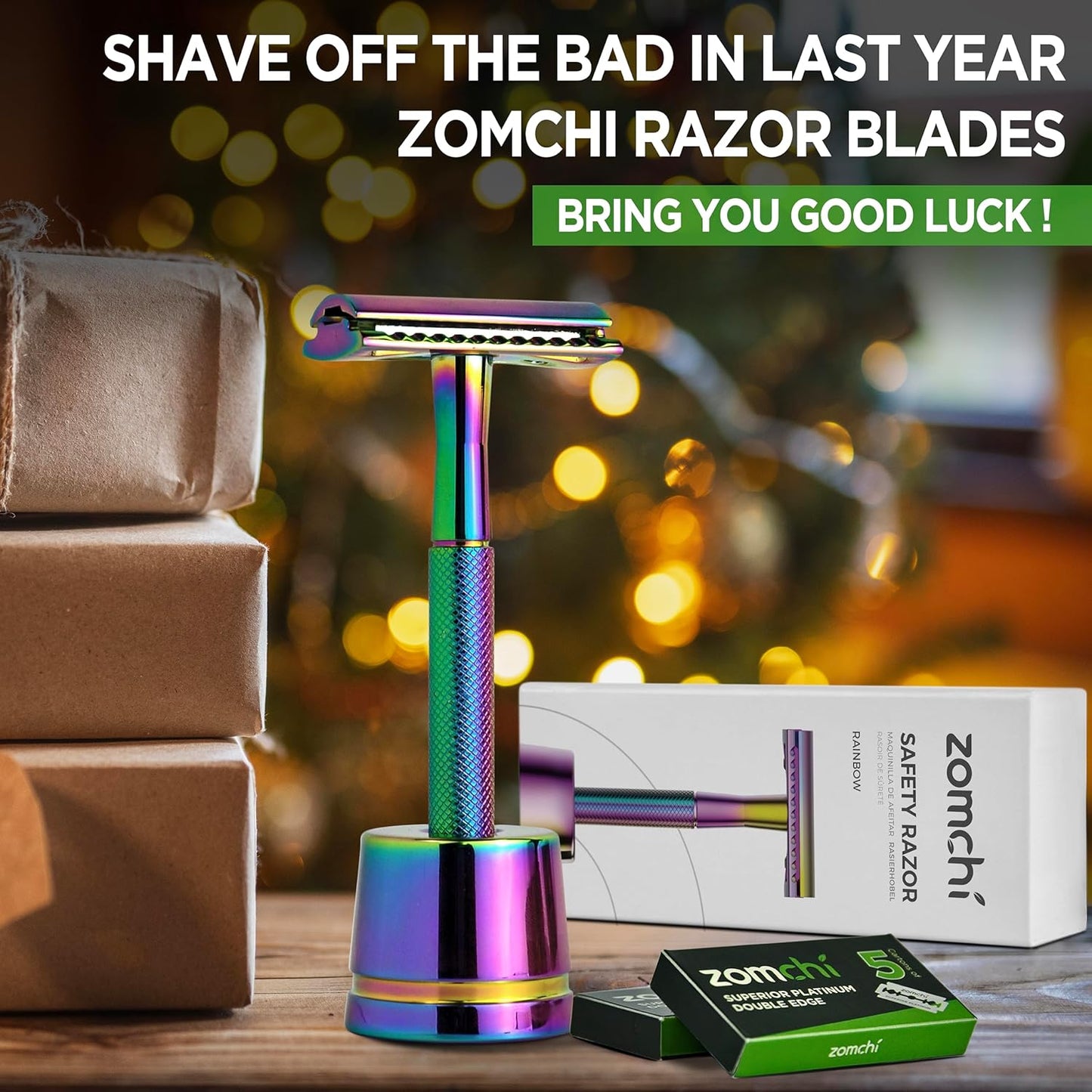Rasierhobel Herren und Damen, Rasierhobel Metall, Zero Waste Safety Razor, Rasierhobel Geschlossener Kamm, Naßrasierer Herren und Damen, Bodyrasierer für Männer und Frauen, Metall Rasierer Plastikfrei