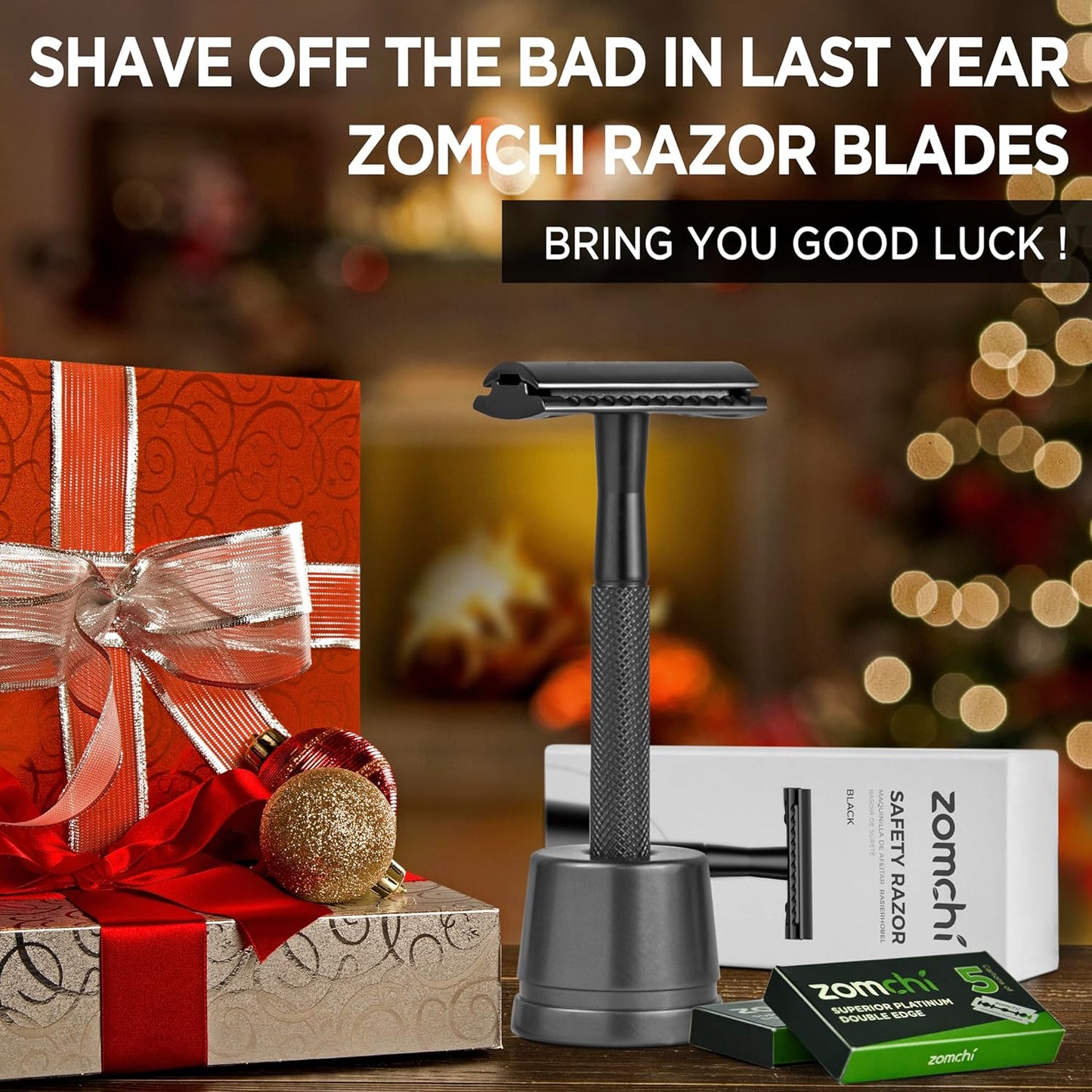 Rasierhobel Herren und Damen, Rasierhobel Metall, Zero Waste Safety Razor, Rasierhobel Geschlossener Kamm, Naßrasierer Herren und Damen, Bodyrasierer für Männer und Frauen, Metall Rasierer Plastikfrei