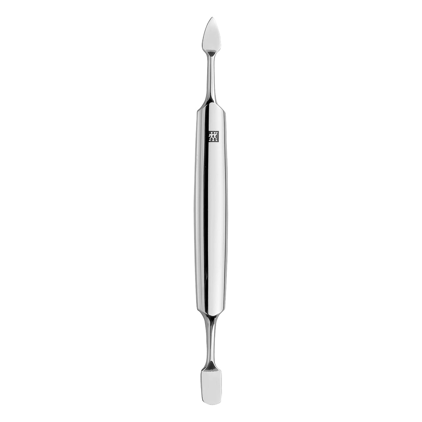 ZWILLING Maniküreset (5 Teilig, für Pflege der Finger- und Fußnägel, Echt Leder Etui mit Metallrahmen), Edelstahl Poliert, Kroko Edition, Rot