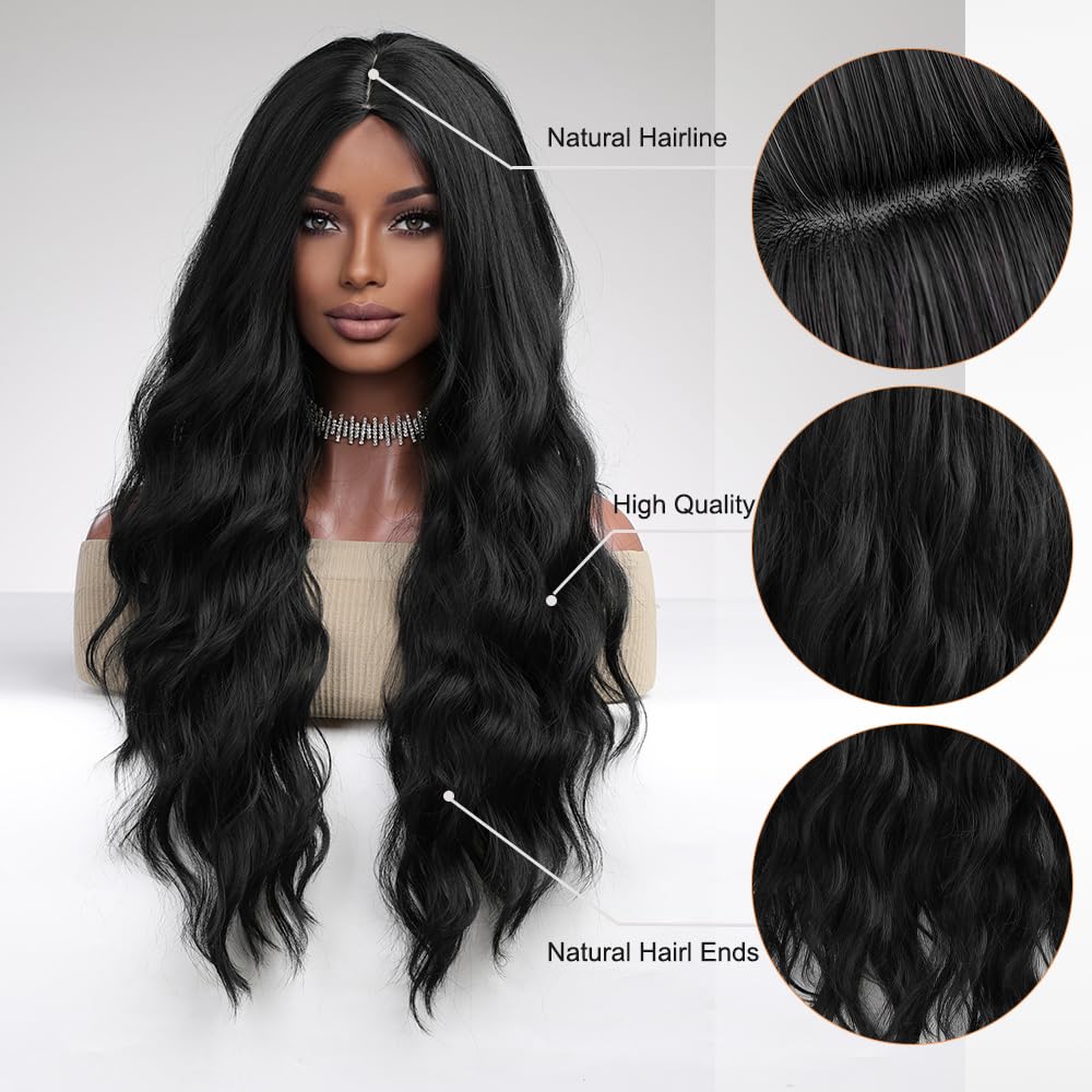 Lange Lockige Ombre Braun zu Blond Perücken für Frauen Synthetisches Haar Hitzebeständig Ombre Perücke für Tägliche Party Cosplay Verwendung