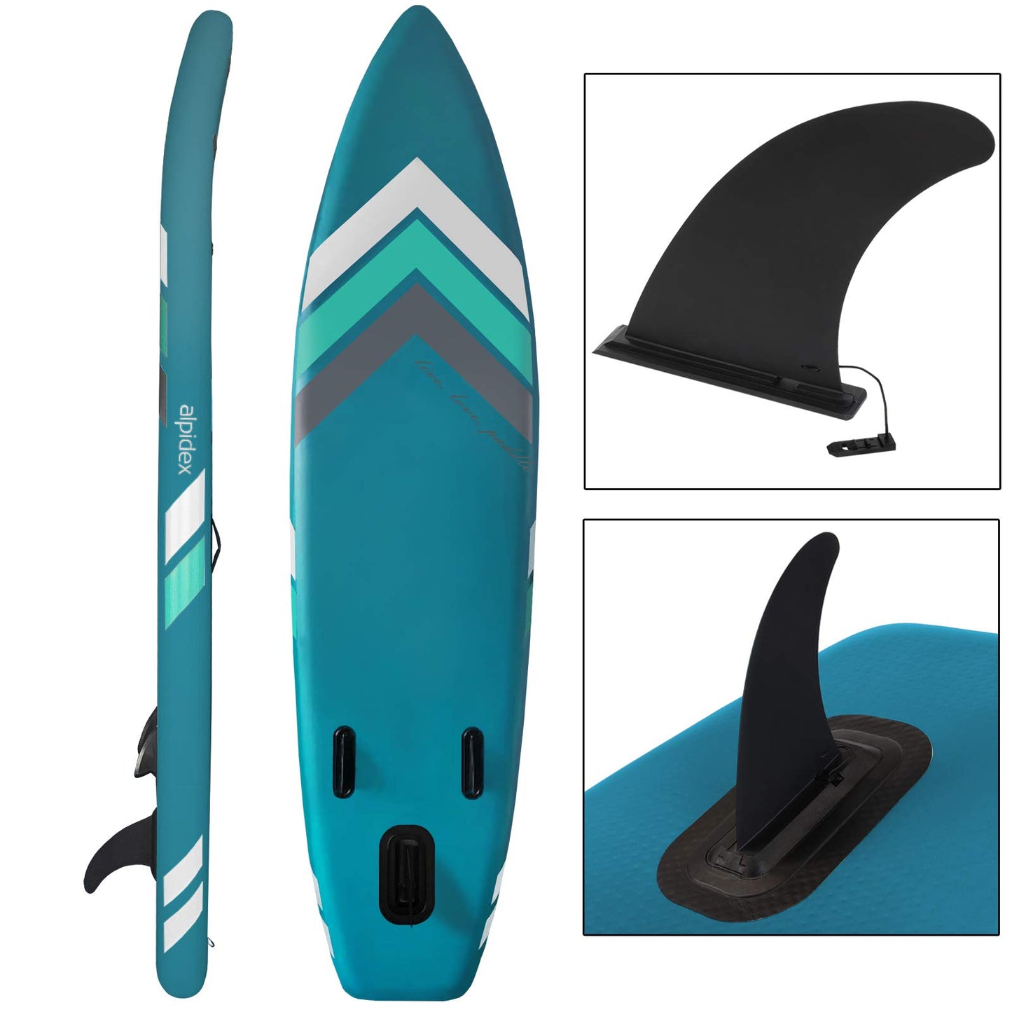 Stand Up Paddle Set SUP 305 x 76 x 15 cm Belastbar bis 150 kg