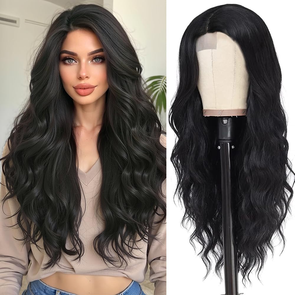Lange Lockige Ombre Braun zu Blond Perücken für Frauen Synthetisches Haar Hitzebeständig Ombre Perücke für Tägliche Party Cosplay Verwendung