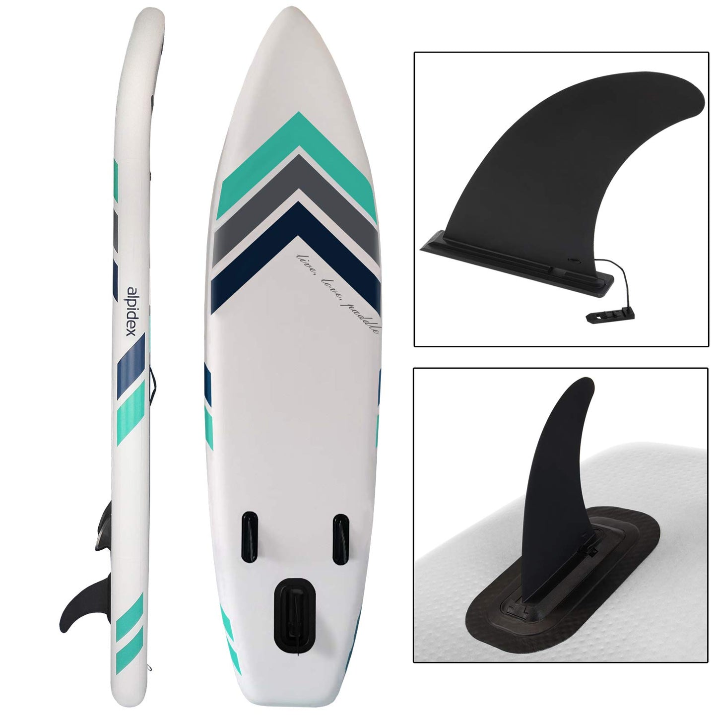 Stand Up Paddle Set SUP 305 x 76 x 15 cm Belastbar bis 150 kg
