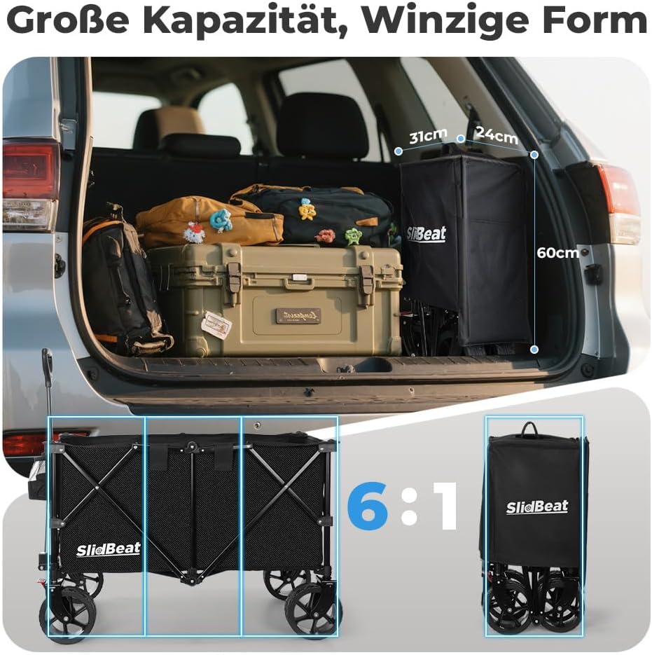 XXL Handcart Foldable with Large Wheels