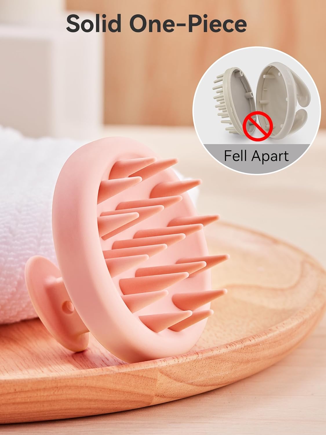 Kopfhaut Massagebürste, Kopfmassage Bürste mit weichen Silikonborstn, Haarmassagebürsten für die Haarpflege Entspannen Sie die Kopfhaut, Haarmassage für Männer, Frauen, Kinder, Himmelblau