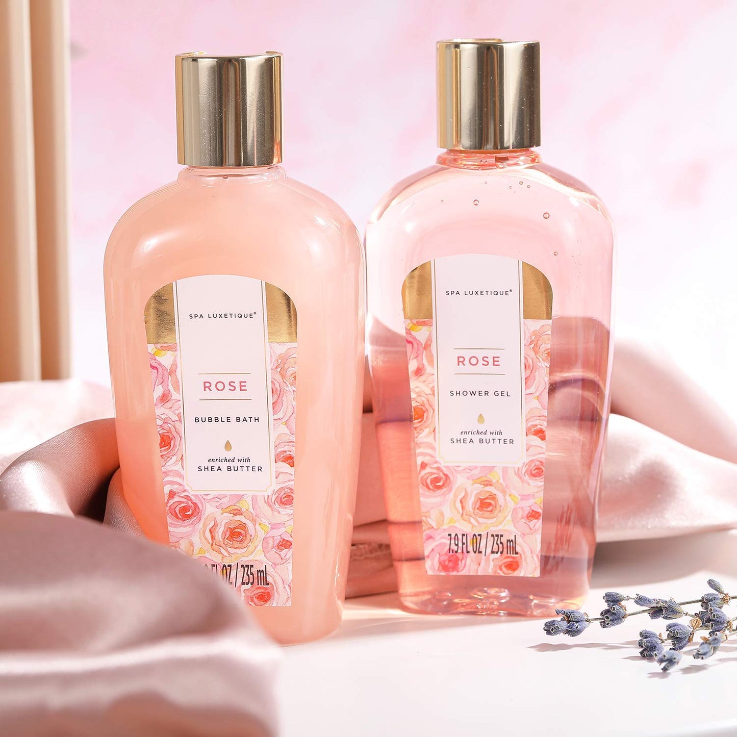 Geburtstagsgeschenke für Frauen-Spa Luxetique Spa-Geschenk-Set 8PC Jasmin Badeset mit ätherischem Öl, Pamper-Geschenk-Sets für Frauen, Mama Geschenke, Wellnes Geschenke für Frauen Muttertagsgeschenk