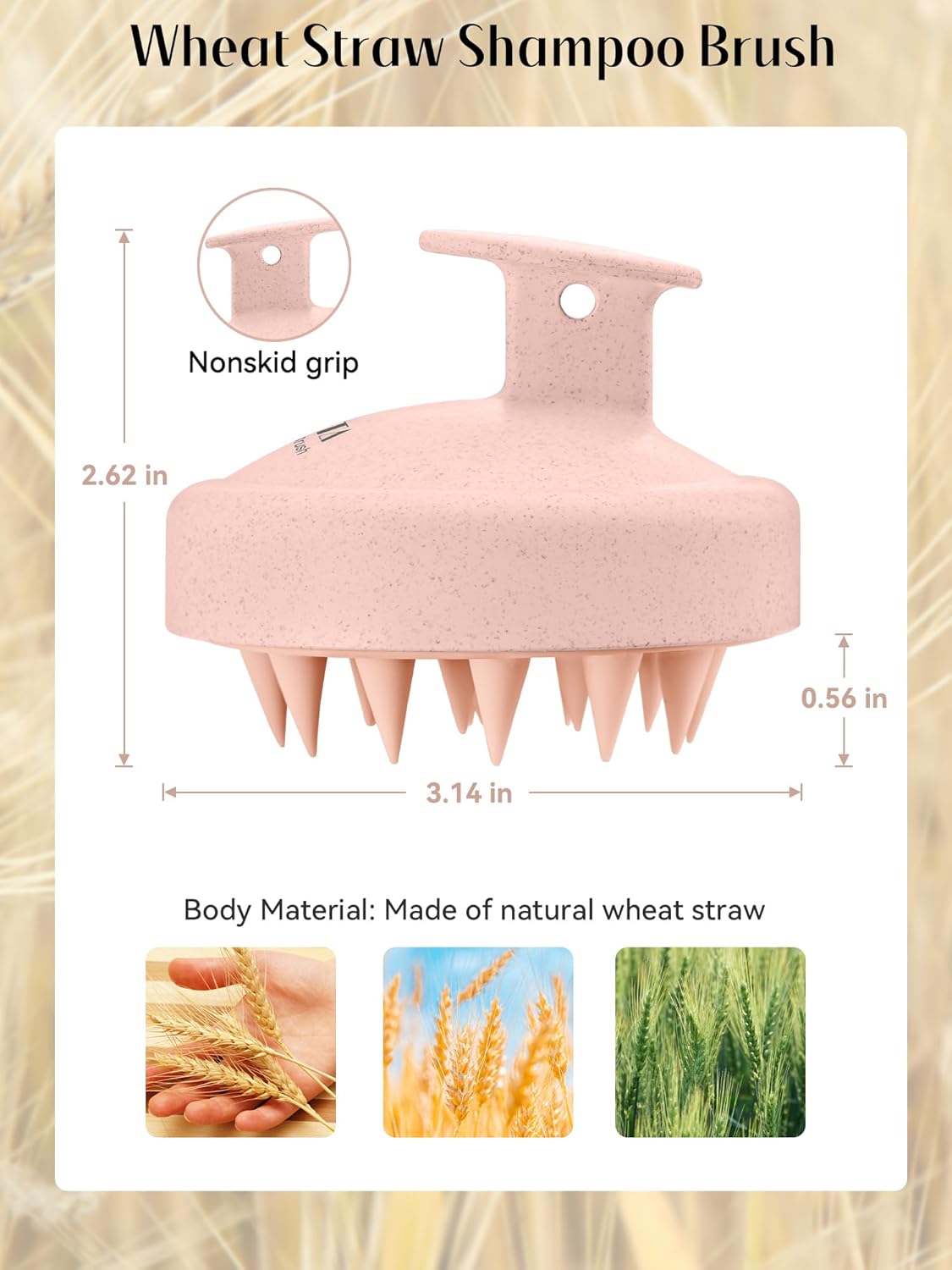 Kopfhaut Massagebürste, Kopfmassage Bürste mit weichen Silikonborstn, Haarmassagebürsten für die Haarpflege Entspannen Sie die Kopfhaut, Haarmassage für Männer, Frauen, Kinder, Himmelblau