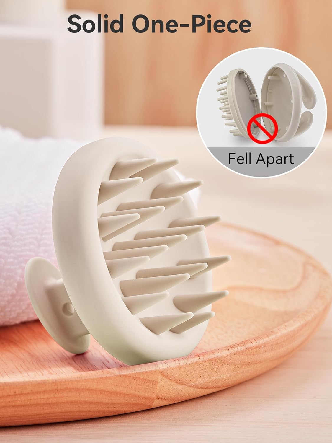 Kopfhaut Massagebürste, Kopfmassage Bürste mit weichen Silikonborstn, Haarmassagebürsten für die Haarpflege Entspannen Sie die Kopfhaut, Haarmassage für Männer, Frauen, Kinder, Himmelblau
